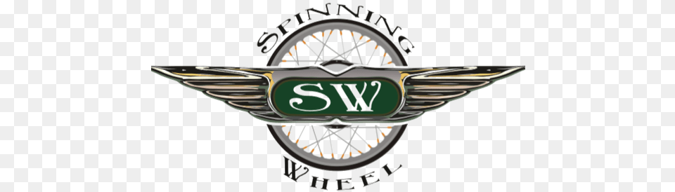 Spinningwheel Classic Cars And Motorcycles Spinningwheel Emblem, Badge, Logo, Symbol, Wristwatch Free Png Download