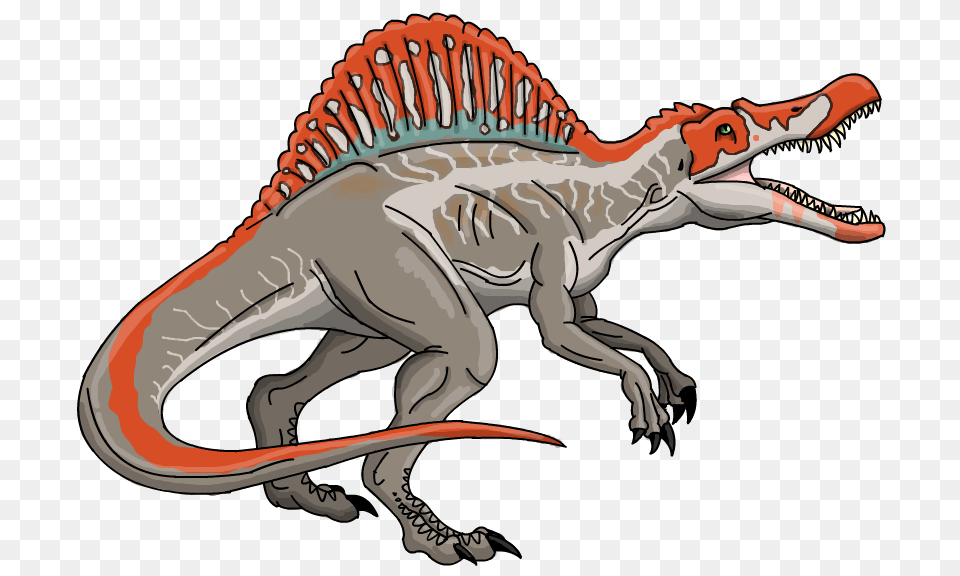 Spinosaurus Jurassic World Evolution Jurassic Park Tyrannosaurus, Animal, Dinosaur, Reptile, T-rex Free Png