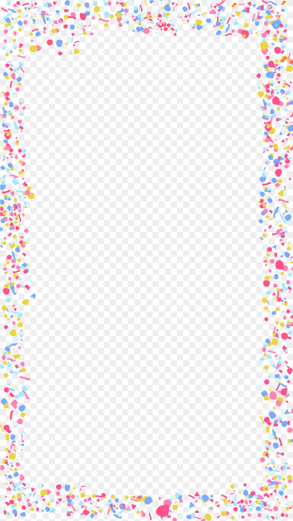 Spiral Border Design, Paper, Confetti Png Image