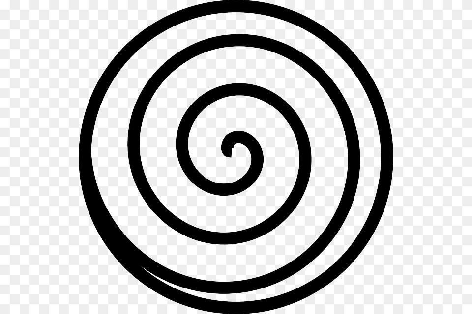 Spiral Clipart Black And White, Coil, Disk Free Png