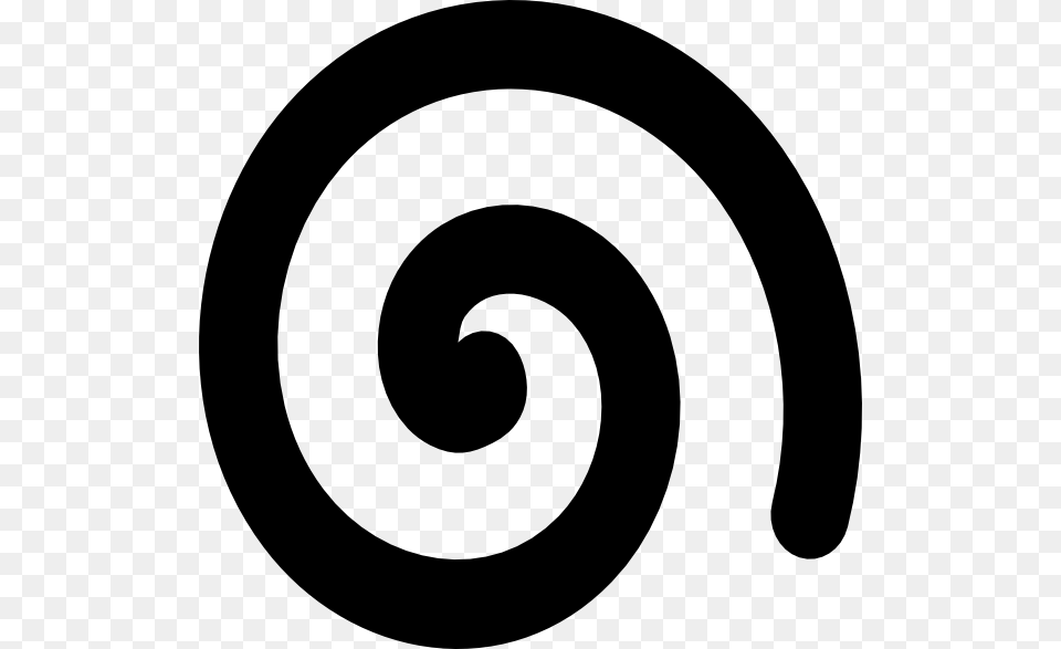 Spiral Cliparts Silhouette, Gray Free Png