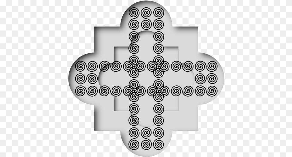 Spiral Cross, Symbol, Art Png Image