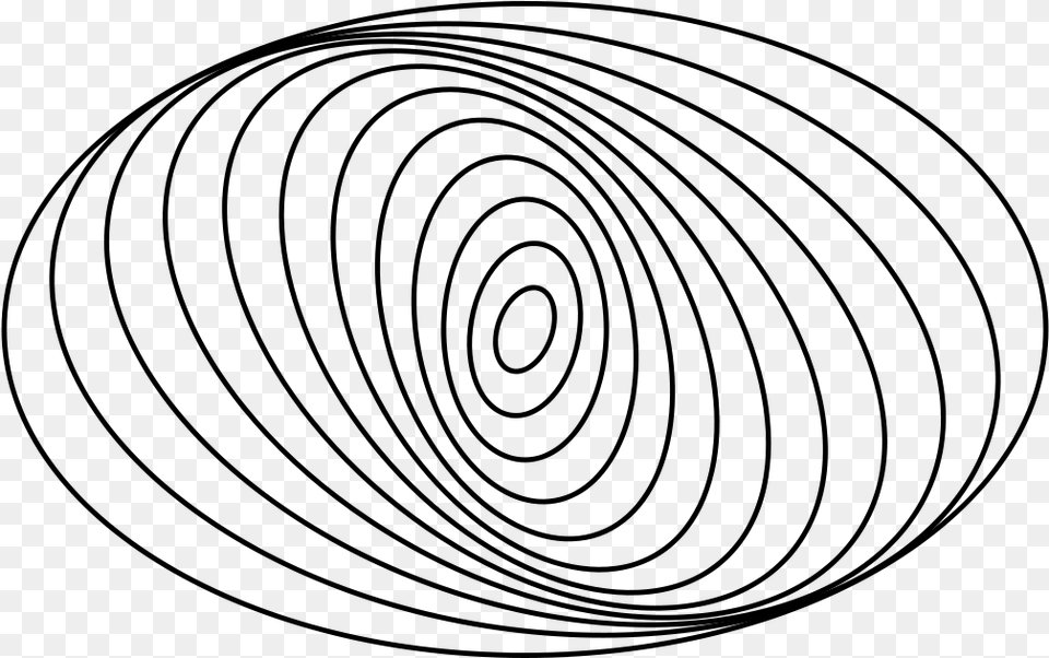 Spiral Density Wave, Gray Png Image