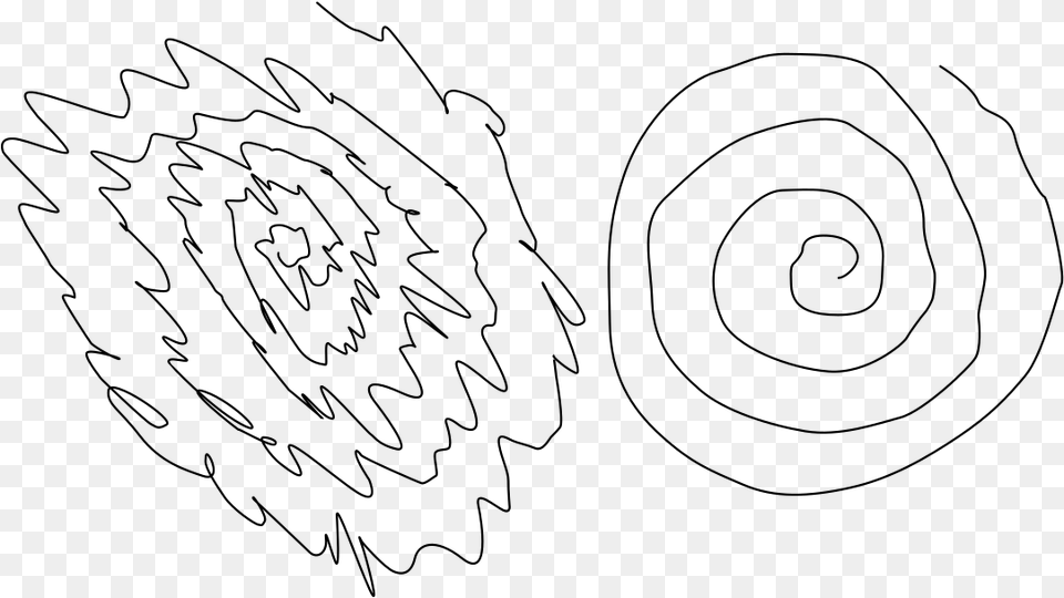 Spiral Drawing Essential Tremor, Gray Png Image