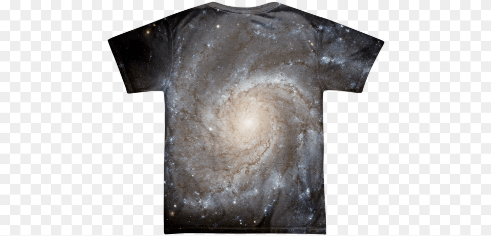 Spiral Galaxy Short Sleeve T Shirt Spiral Galaxy, Outdoors, Night, Clothing, T-shirt Png