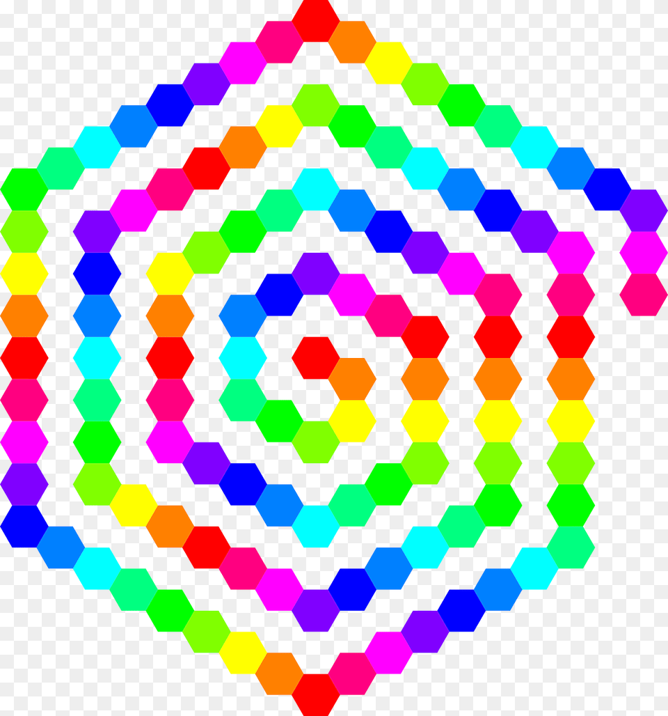 Spiral Hexagon, Chess, Game, Coil Free Png