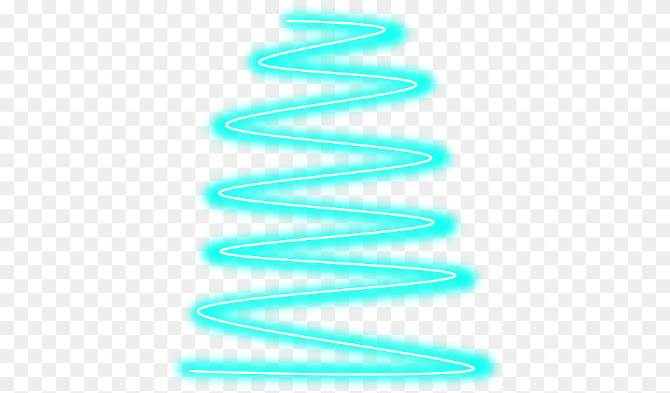 Spiral Line Neon Geometric Blue Border Frame Yellow Neon Spiral, Coil, Light Png