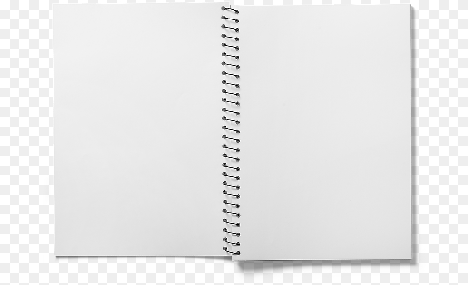Spiral Notebook Notebook Open Empty Pages Isolated Monochrome, Page, Text, Diary, Coil Free Png