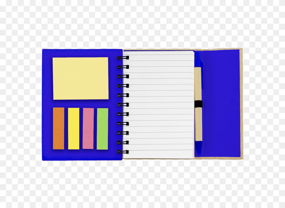Spiral Notebook With Sticky Notes Shilling Sales Inc, Diary, Page, Text Free Png