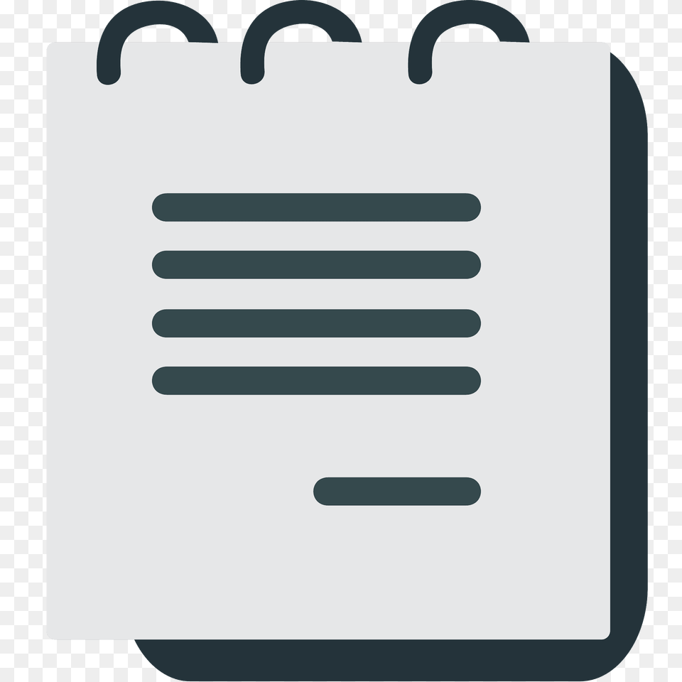 Spiral Notepad Emoji Clipart, Mailbox, Text Png Image