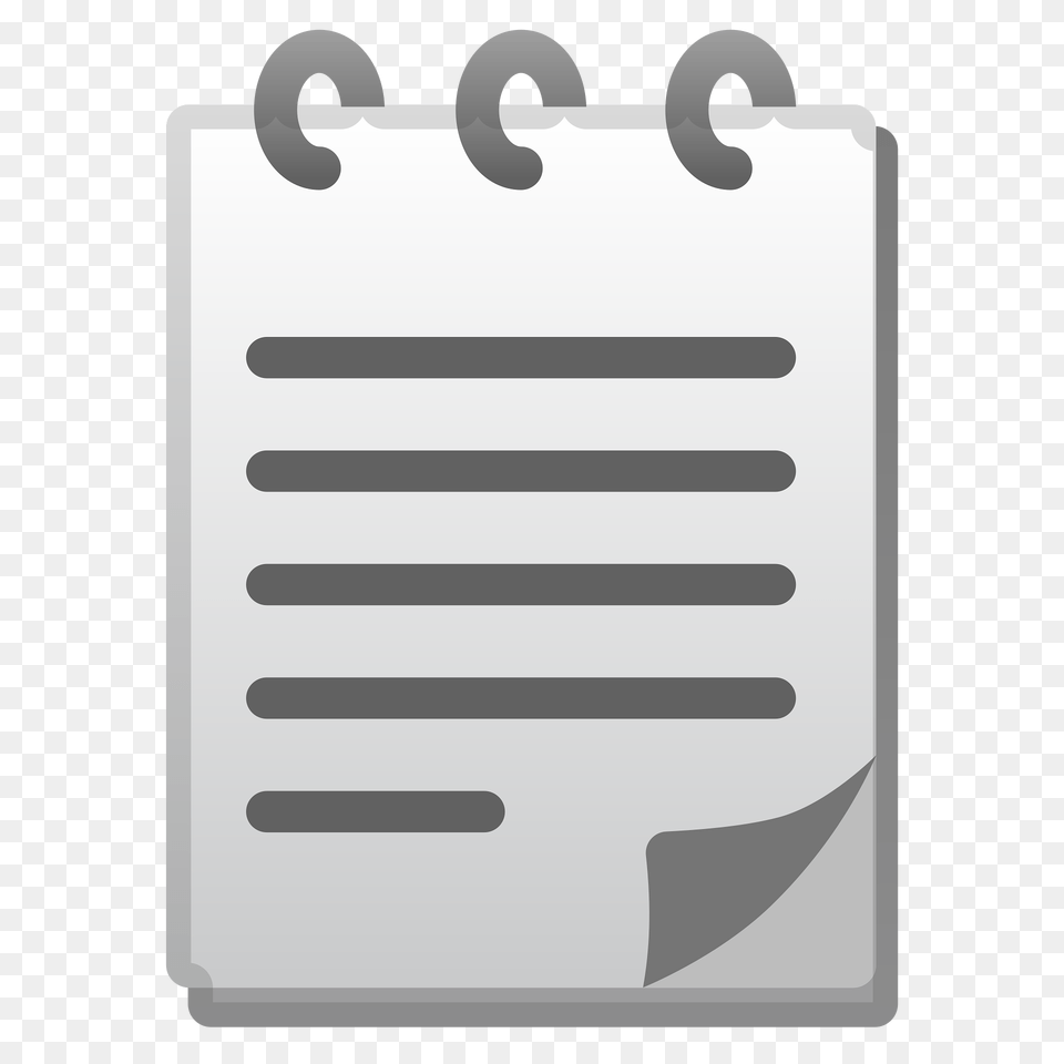 Spiral Notepad Emoji Clipart, Text, Bag Free Png
