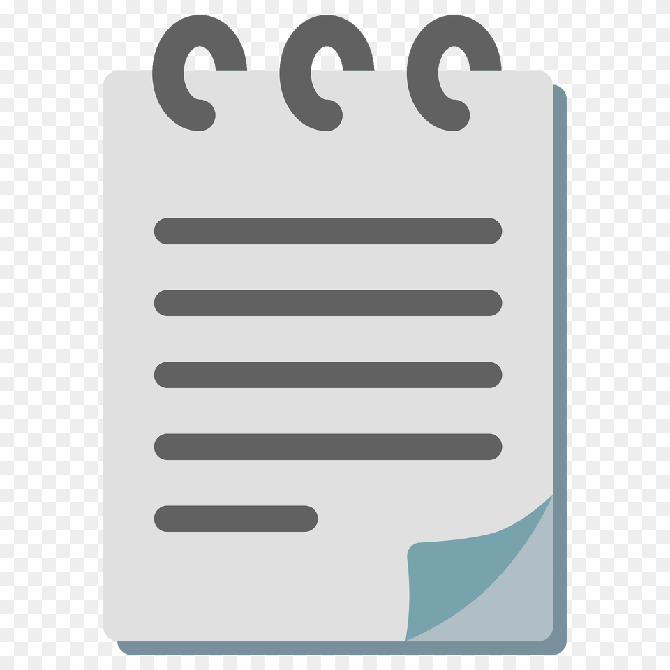 Spiral Notepad Emoji Clipart, Text, Bag Free Transparent Png