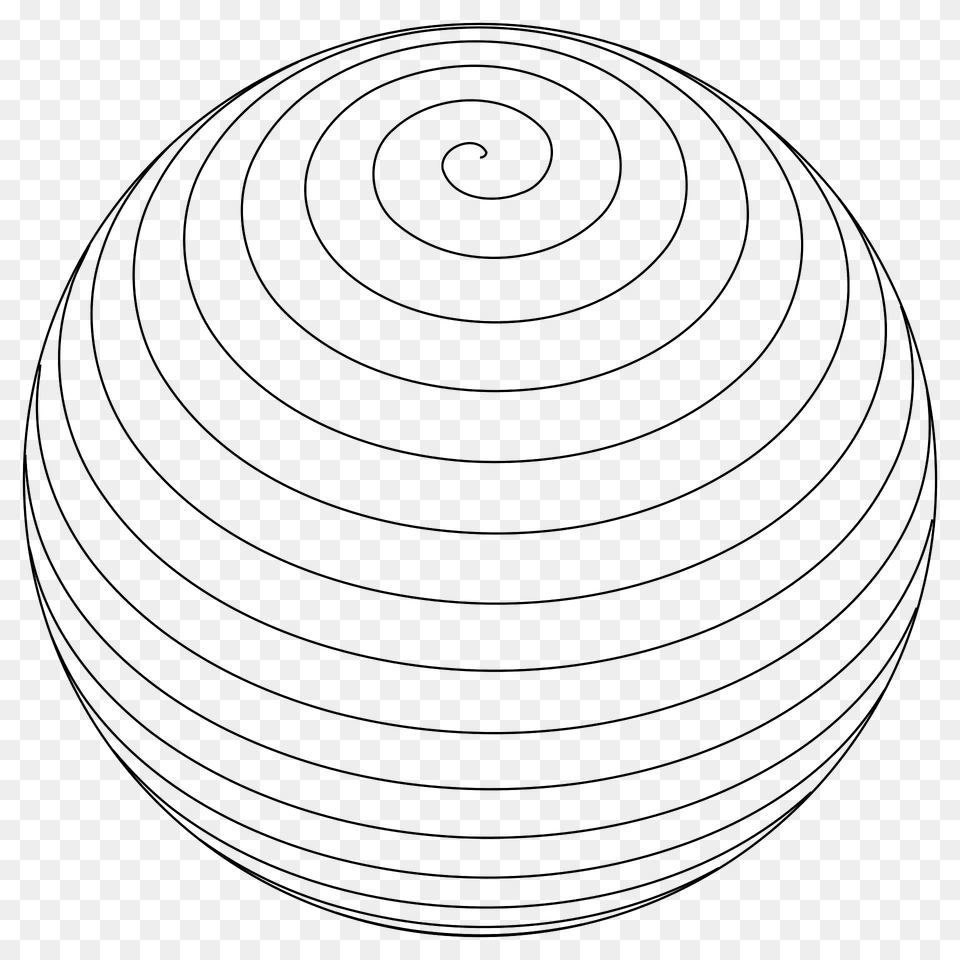 Spiral Sphere 6 Clipart, Coil, Disk Free Transparent Png