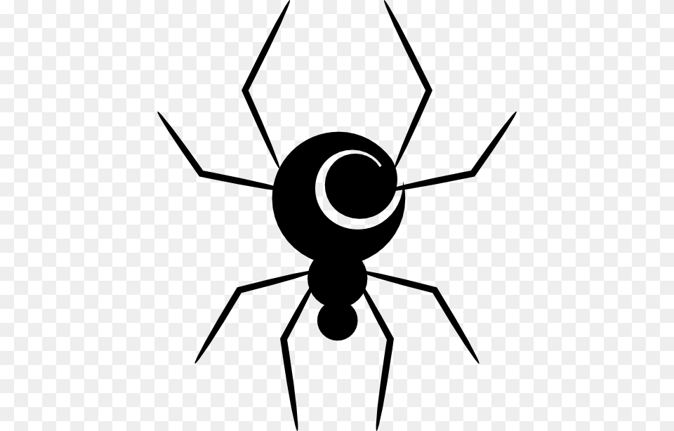 Spiral Spider Clipart, Stencil, Animal, Device, Grass Png Image