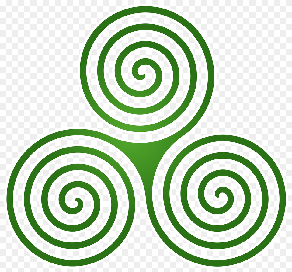 Spiral Triskelion Many Windings Clipart, Coil Free Png