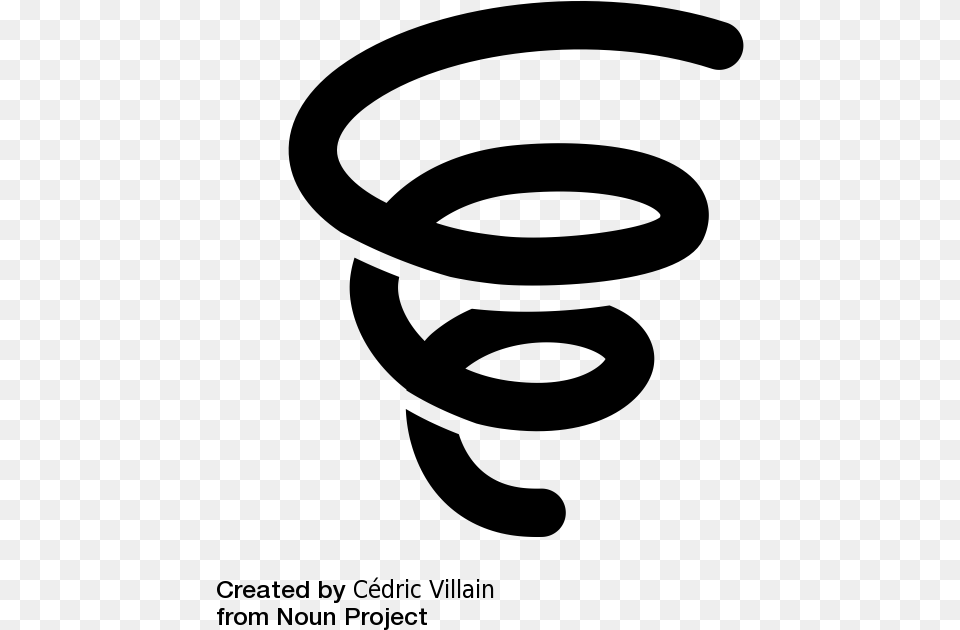 Spirale Icon, Gray Free Png