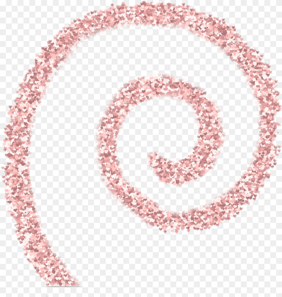 Spirale Spiral Rose Glitter Gold Galaxy Heart Circle, Coil Png Image