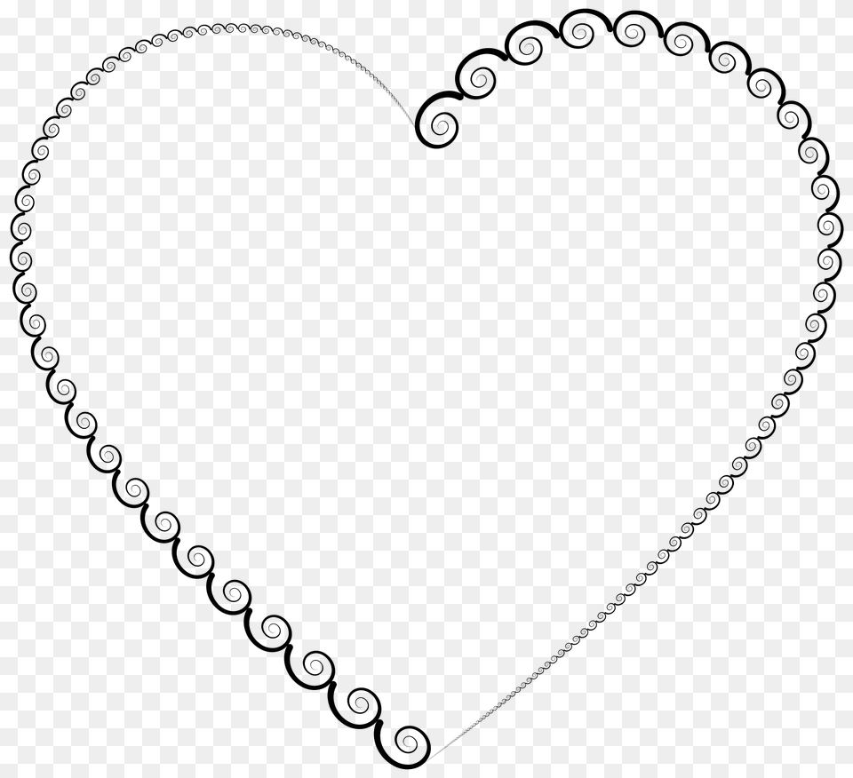 Spirals Heart 2 Clipart, Accessories, Jewelry, Necklace Png