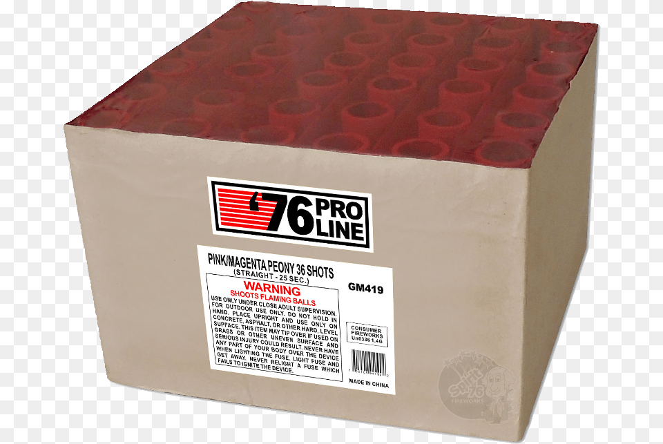 Spirit Of 76 Fireworks Pro Line, Foam, Box, Cardboard, Carton Png