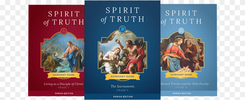 Spirit Of Truth For Parishes Book Cover, Publication, Adult, Poster, Person Free Png