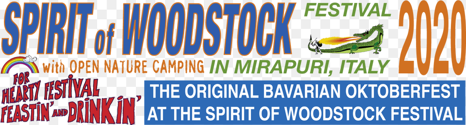 Spirit Of Woodstock Festival Logo Illustration, Advertisement Free Png Download