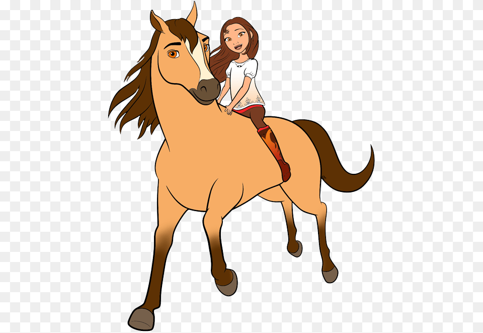 Spirit Riding Clip Art Cartoon Clip Art, Adult, Female, Person, Woman Png Image