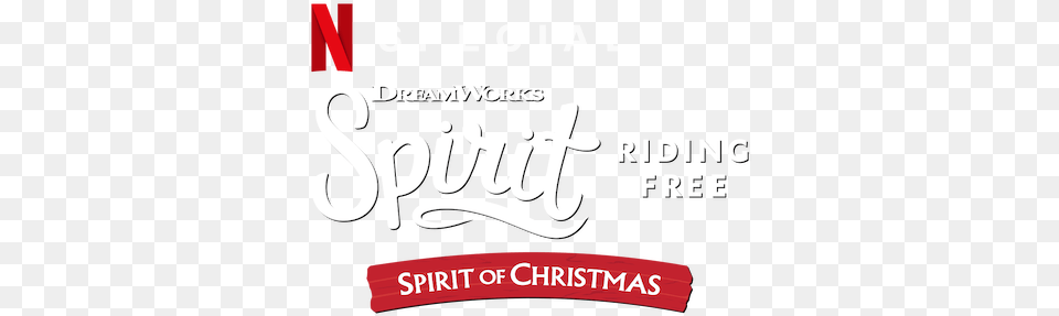 Spirit Riding Of Christmas Netflix Official Site Spirit Riding Spirit Of Christmas Logo, Advertisement, Poster, Text, Head Png