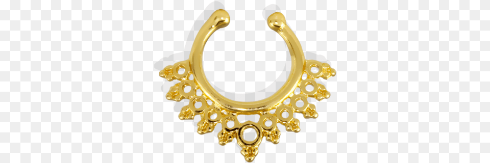 Spirit Septum Ring Rings Body Jewelry, Accessories, Gold, Necklace, Chandelier Png Image