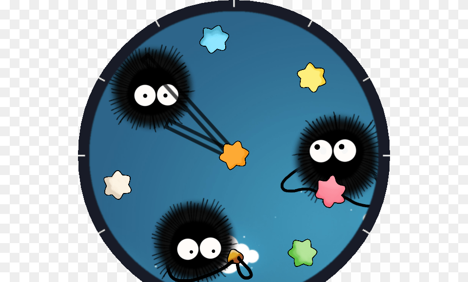 Spirited Away Soot Sprite Face For Moto, Disk Free Png Download