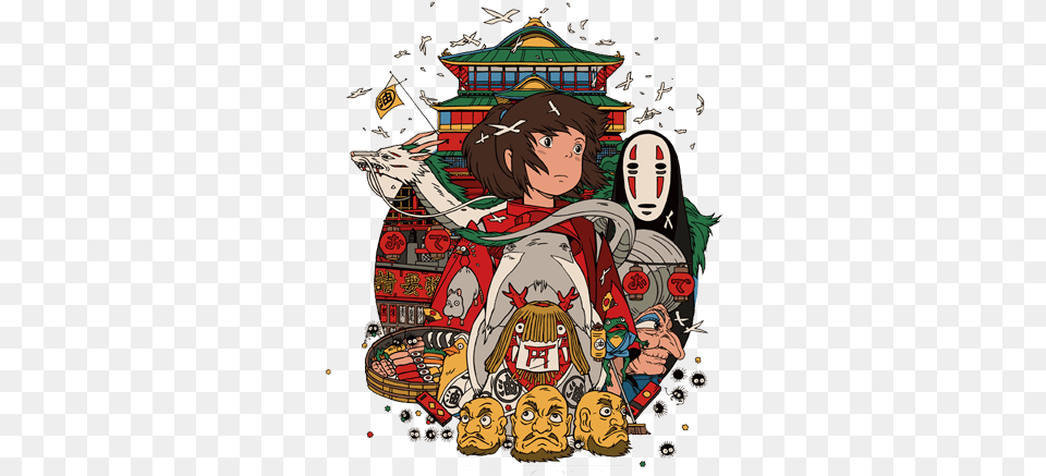 Spirited Away Spirited Away Iphone 7 Cool Studio Ghibli Art, Book, Comics, Publication, Baby Png Image