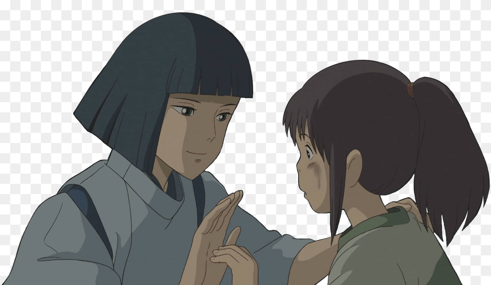 Spiritedaway Ghibli Sticker Sharing, Anime, Person, Face, Head Free Png