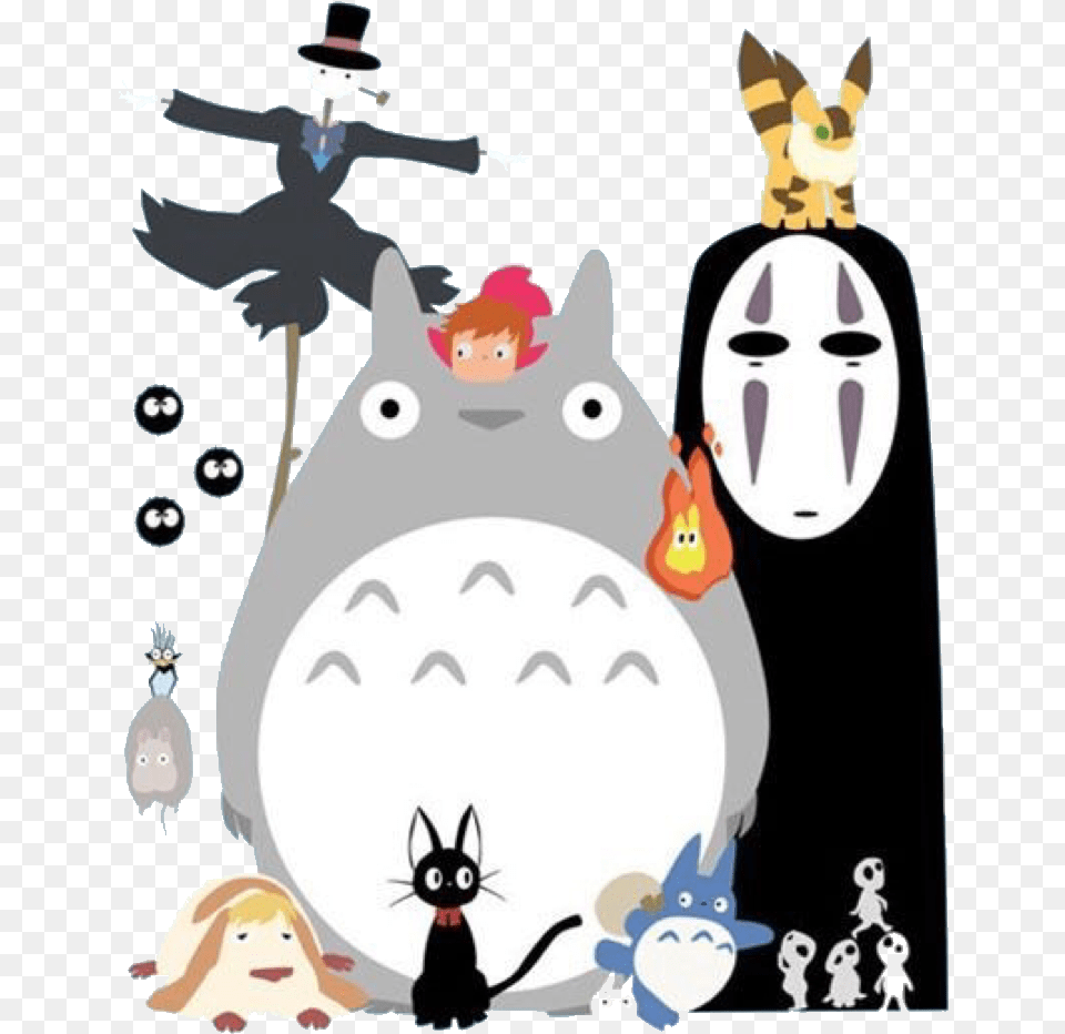 Spiritedaway Totoro Totorolove Noface Animation Simple Totoro Spirited Away No Face, Baby, Person, Outdoors, Nature Free Png Download