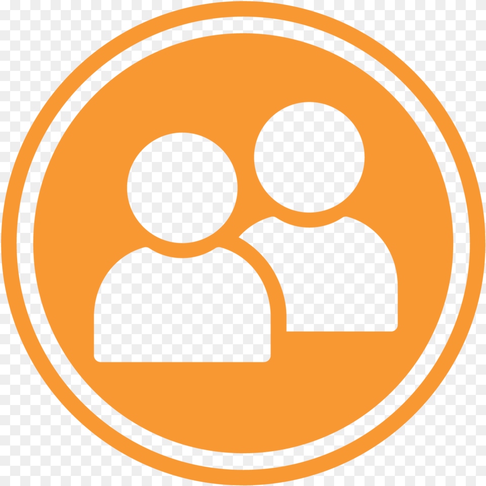 Spiritual Coaching Coincides With The Discover Discipleship Icon Two People Orange, Symbol, Disk Free Transparent Png