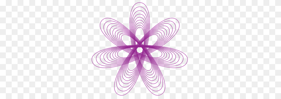 Spirograph Pattern, Purple, Accessories, Person Free Png Download