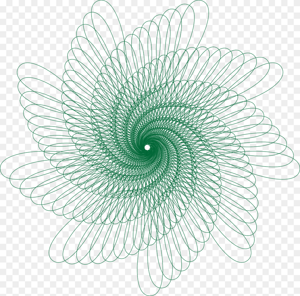 Spirograph Clipart, Green, Pattern, Spiral, Accessories Png Image