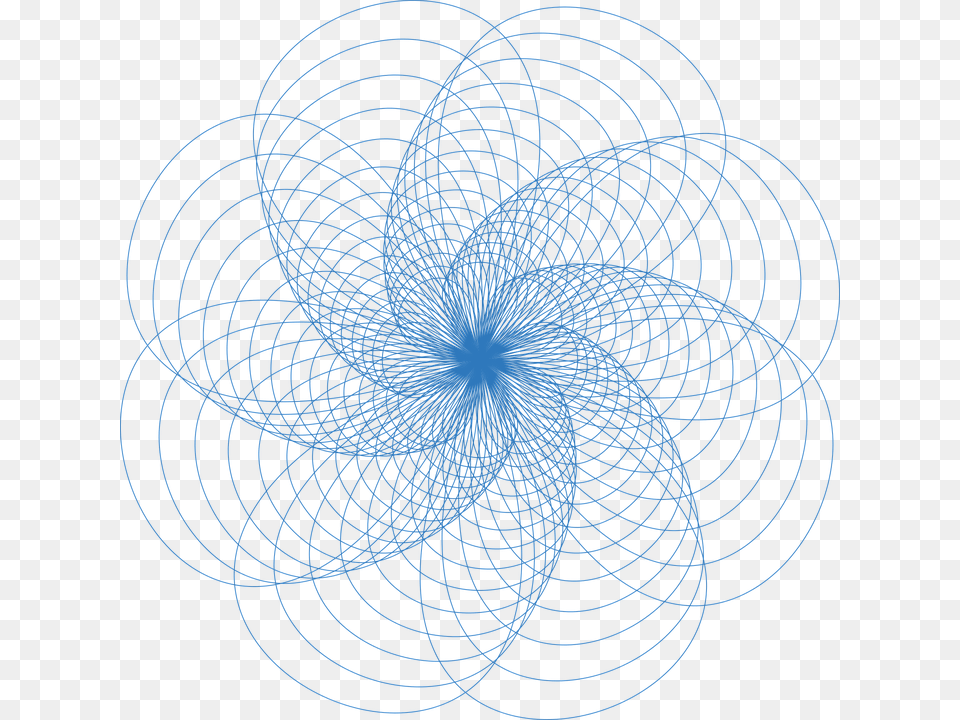 Spirograph Pattern Design Vector Graphic On Pixabay Circle, Accessories, Spiral, Fractal, Ornament Free Png Download