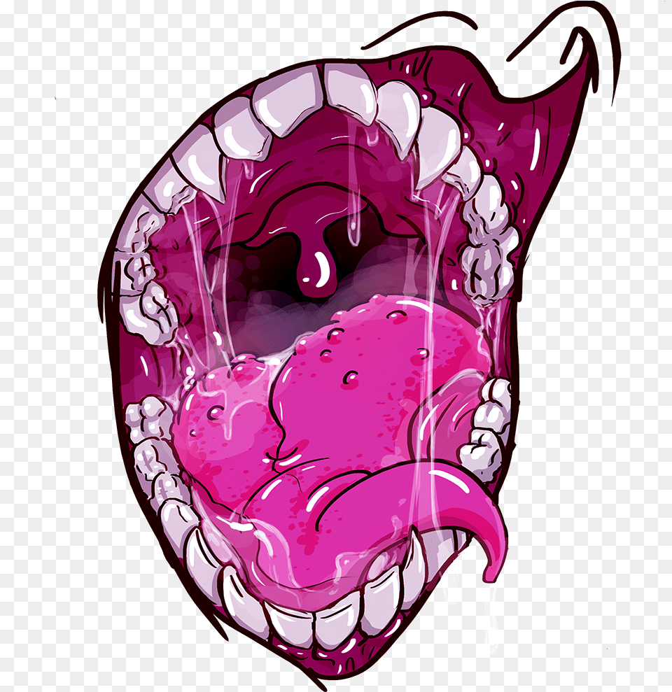 Spit And Slobber Illustration, Art, Graphics, Purple, Baby Free Png