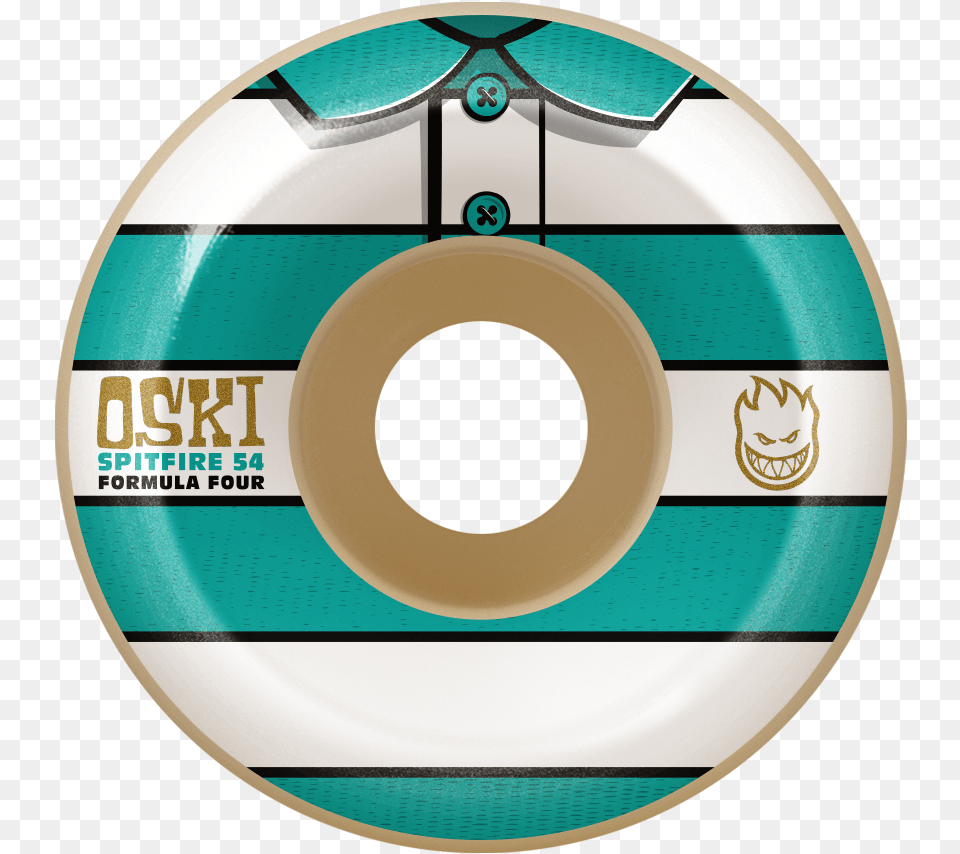 Spitfire 54mm Oski Formula Four Wheels Whitenavy Spitfire Wheels Oski, Disk, Dvd, Water Free Png Download