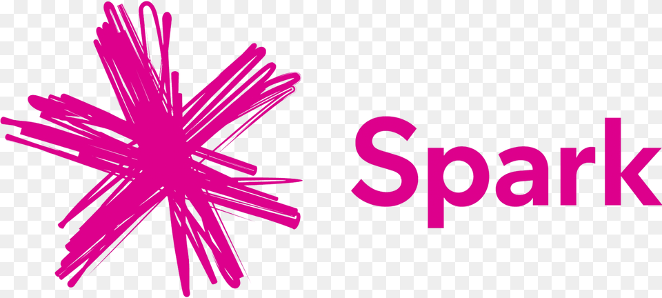 Spk Spark New Zealand Stock Price Transparent Spark Nz Logo, Art, Graphics, Purple, Floral Design Png Image