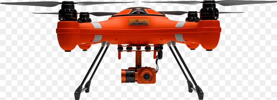 Splash 3 Drone W Payload Release Mechanism Hd Camera Swellpro Splash, Aircraft, Helicopter, Transportation, Vehicle Free Png Download