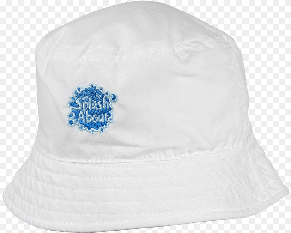 Splash About Bucket Hat White Beanie, Clothing, Sun Hat, Accessories, Bag Png Image