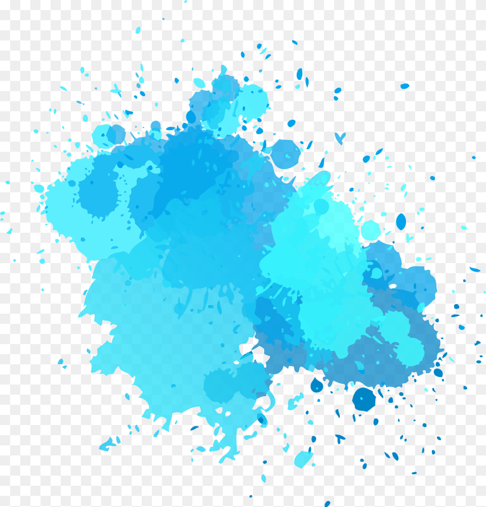 Splash Background Blue Watercolor, Stain, White Board Png Image