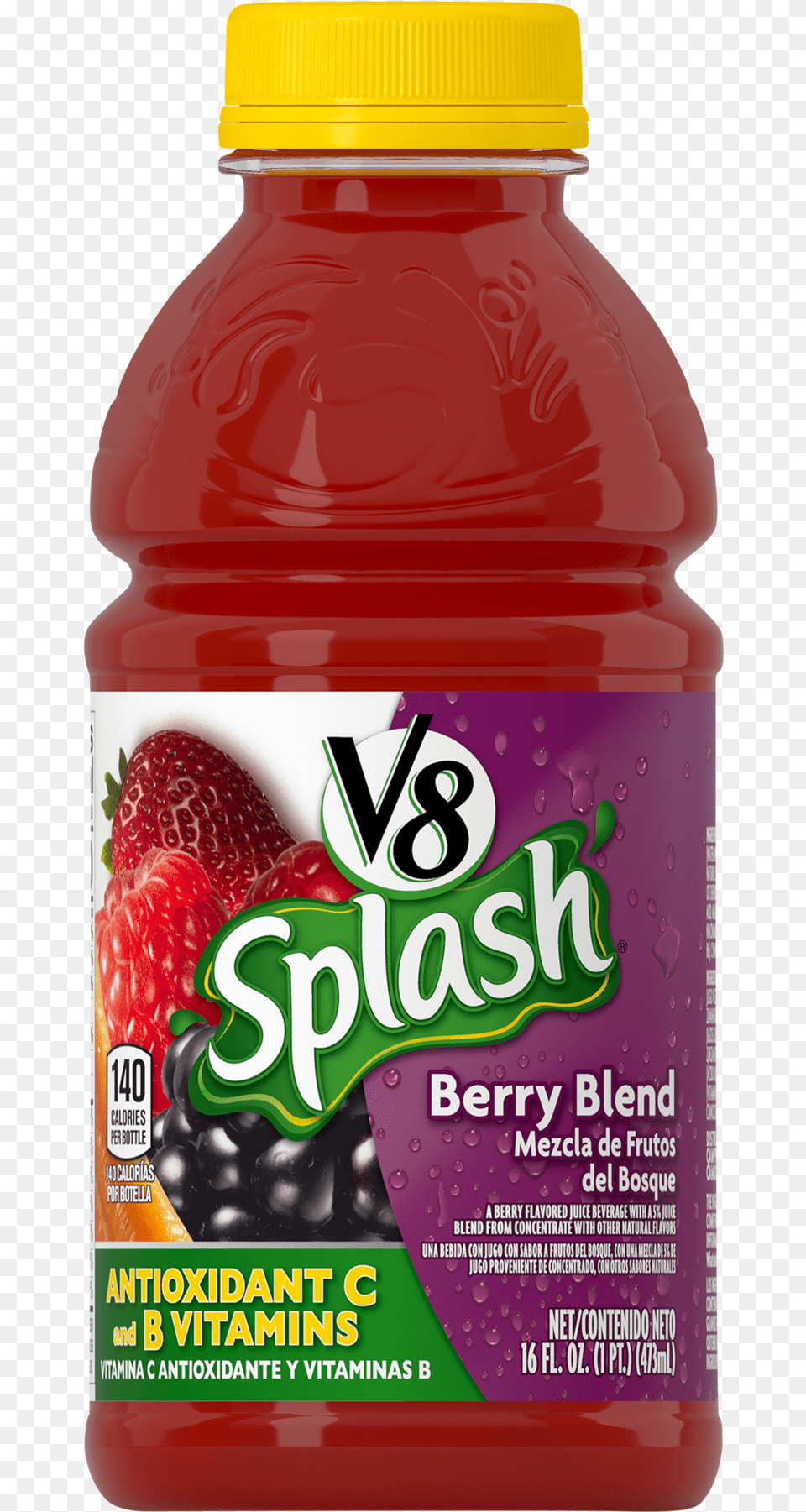 Splash Berry Blend Download V8 Splash, Beverage, Juice, Food, Fruit Png Image