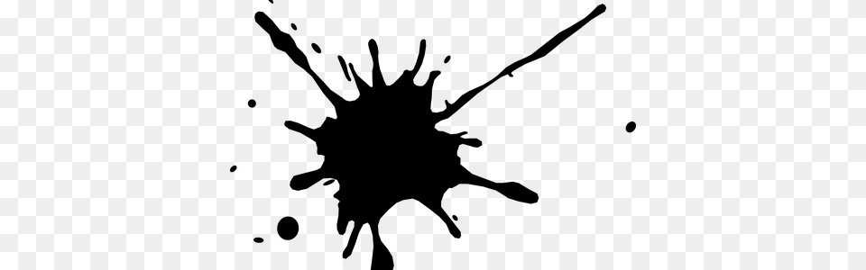 Splash Black K Pictures Paint Splatter Vector, Stain, Silhouette, Person Png Image