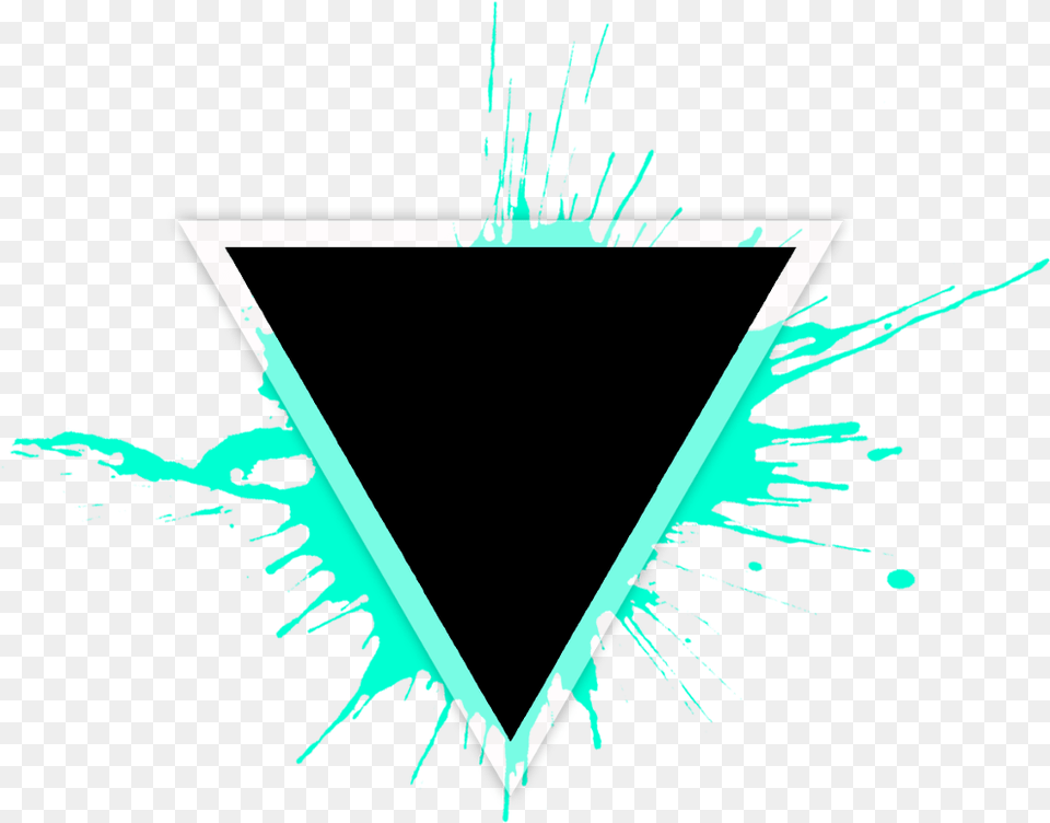 Splash Black Paint Splatter Border Triangleart Triangle Paint Splatter Transparent Free Png