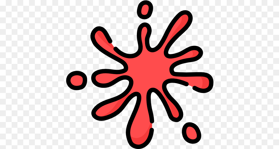 Splash Dot, Stain, Maroon Png Image