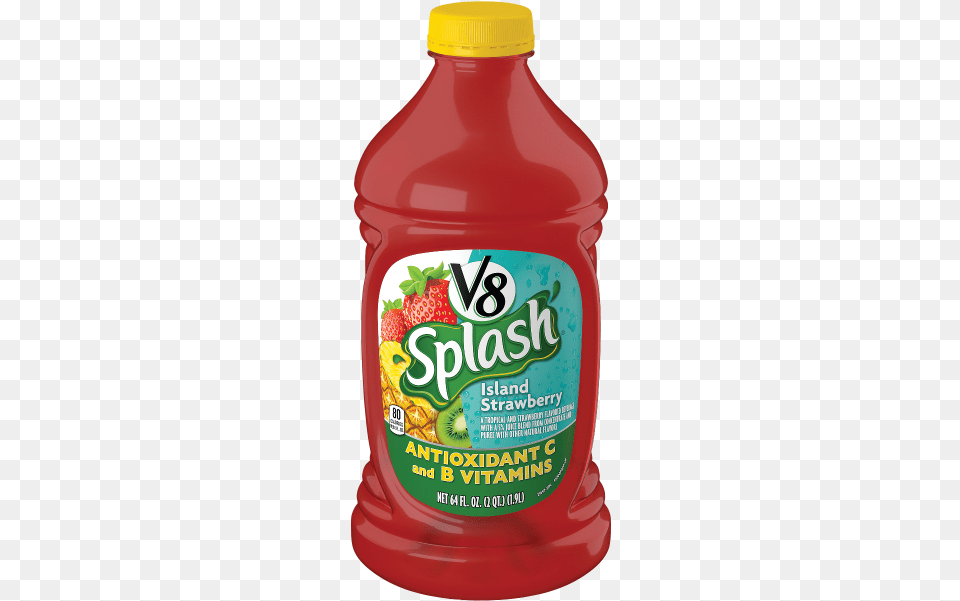 Splash Island Strawberry Vegetable And Fruit Juice, Food, Ketchup Free Png Download