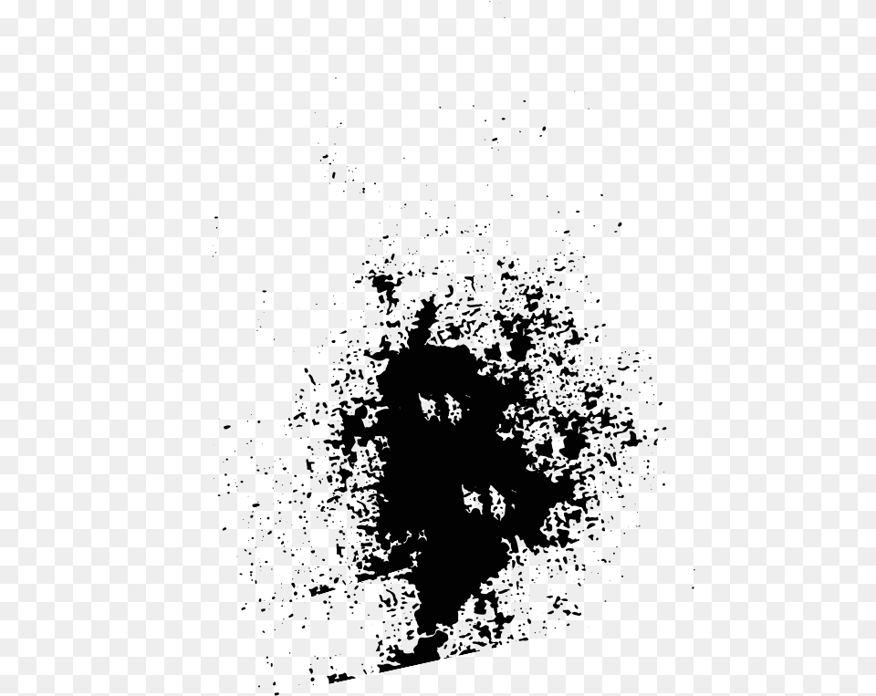 Splash Monochrome, Silhouette, Nature, Night, Outdoors Free Png