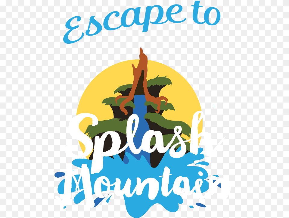Splash Mountain Clipart Escape From Splash Mountain, Book, Publication, Advertisement, Poster Free Png Download