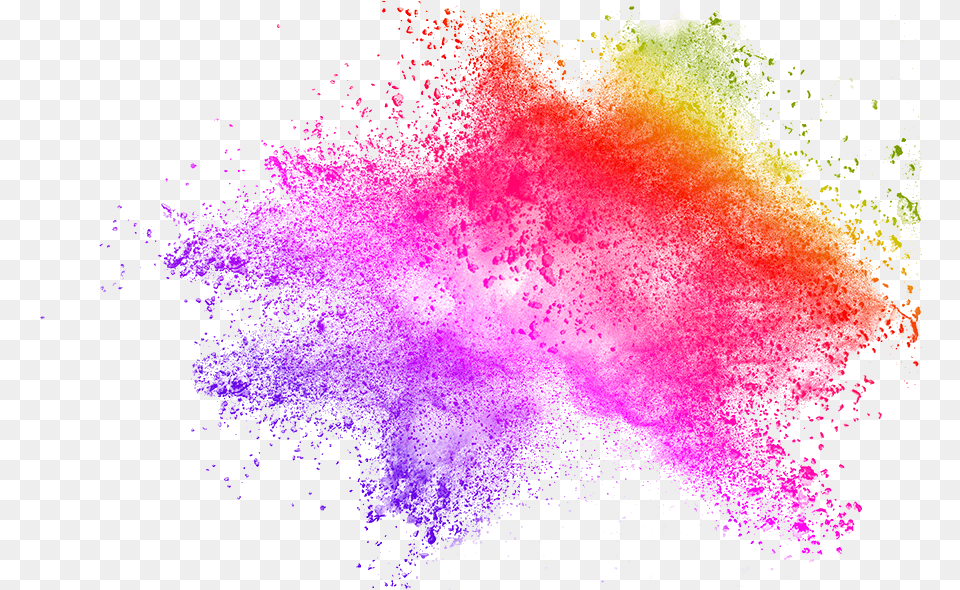 Splash Multi Color, Powder, Purple, Dye, Bonfire Free Png